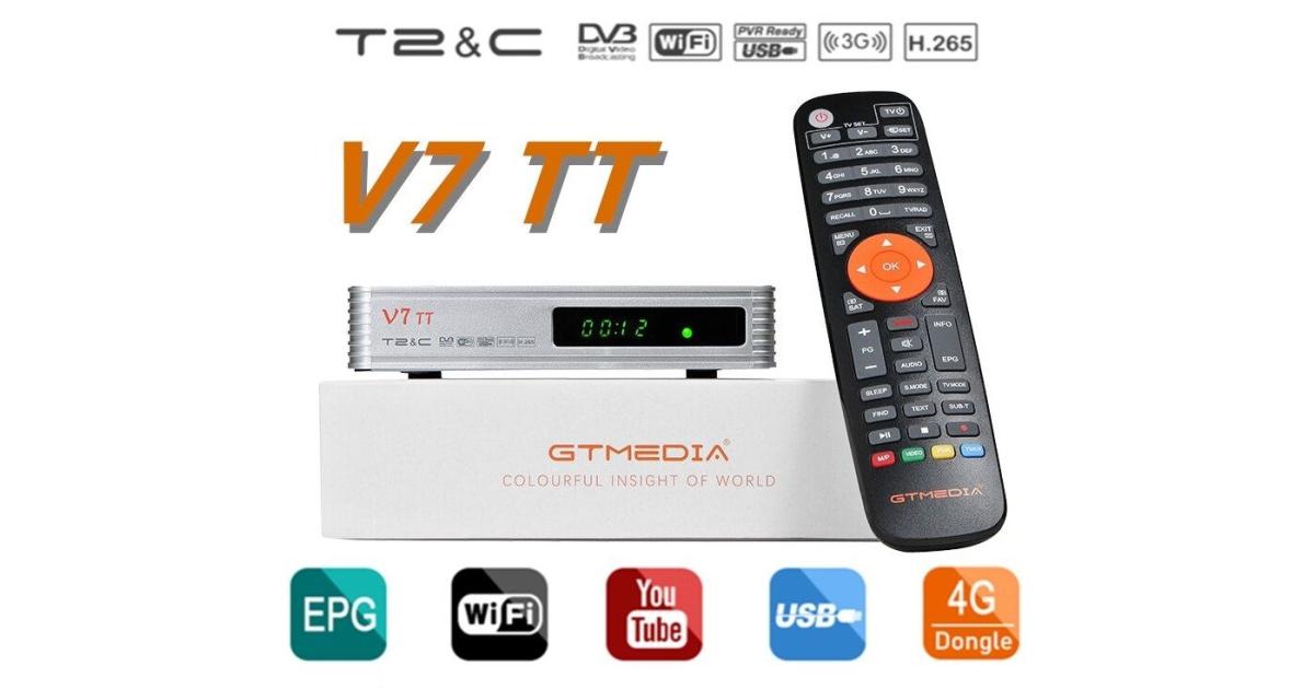 GTMedia V8 Turbo 1080p Wifi TDT - Receptor Satélite