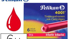 Cartucho Pelikan Tp6 Vermelho
