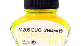 Tinta Estilografica Pelikan M205 Amarelo Fluor Frasco de 30ml